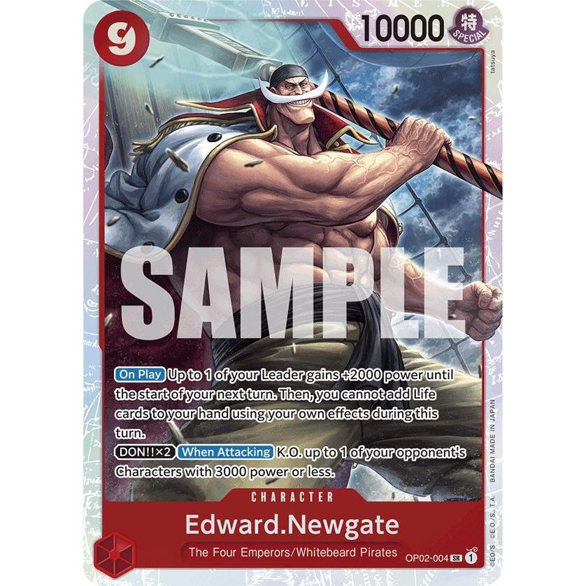 Image for Edward.Newgate (Reprint) (OP02-004) (PRB-01) - One Piece Card Game