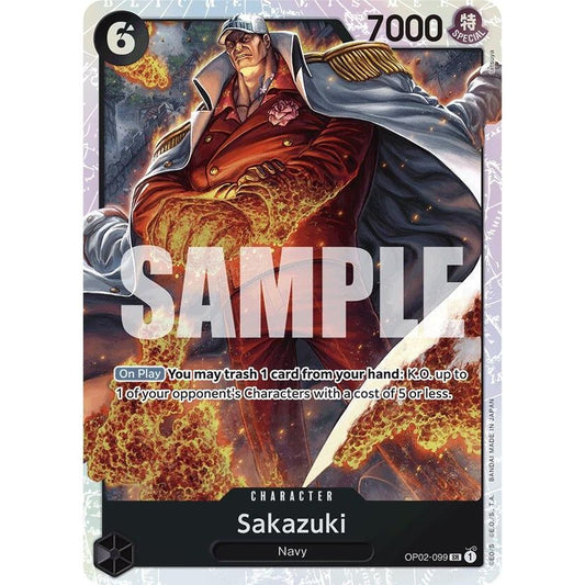 Image for Sakazuki (Reprint) (OP02-099) (PRB-01) - One Piece Card Game
