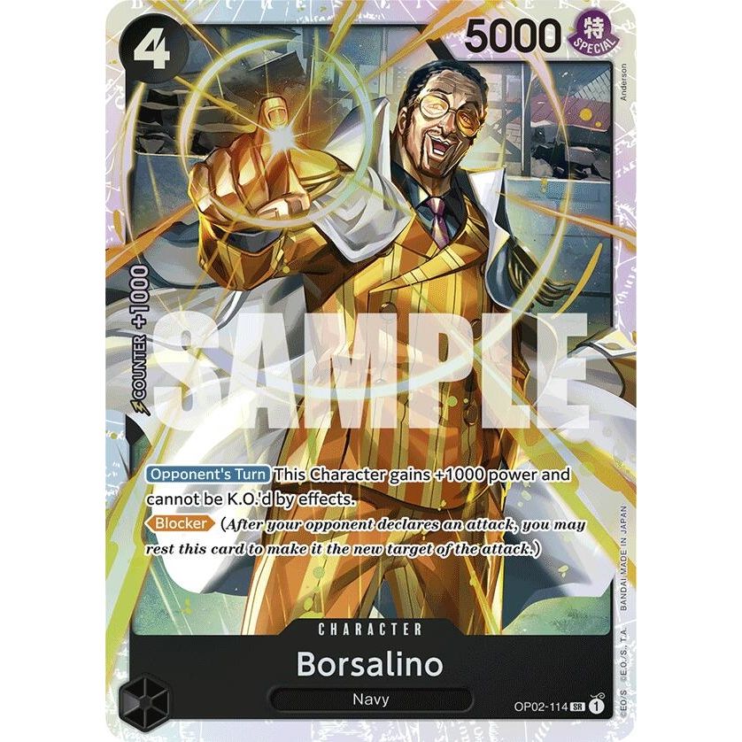 Image for Borsalino (Reprint) (OP02-114) (PRB-01) - One Piece Card Game