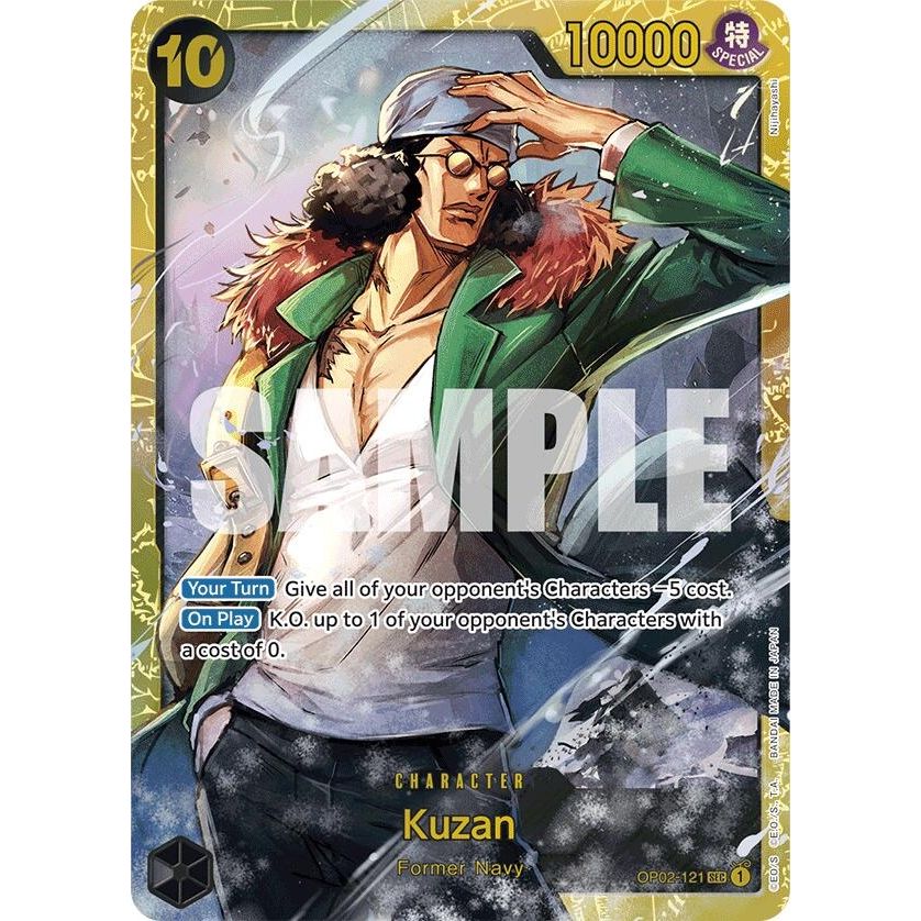 Image for Kuzan (OP02-121) (Reprint) (OP02-121) (PRB-01) - One Piece Card Game