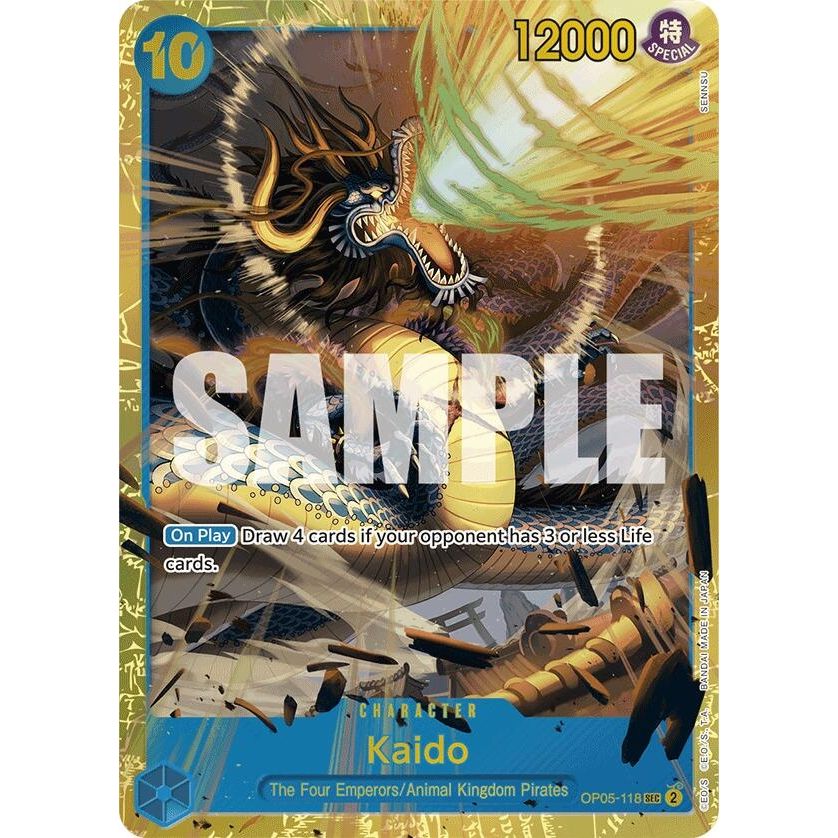 Image for Kaido (OP05-118) (Reprint) (OP05-118) (PRB-01) - One Piece Card Game
