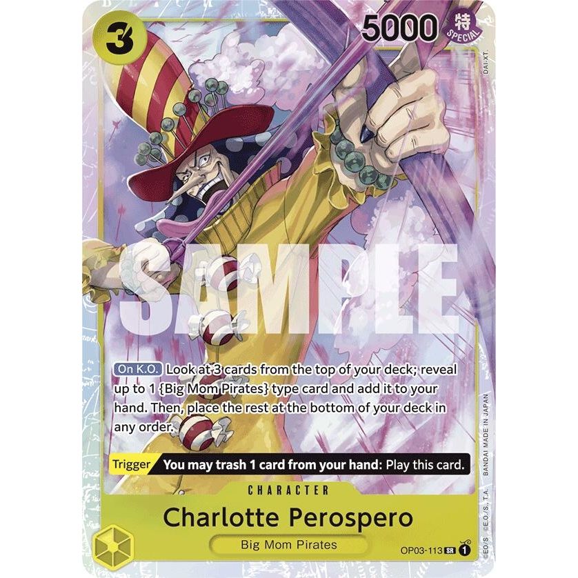 Image for Charlotte Perospero (Reprint) (OP03-113) (PRB-01) - One Piece Card Game