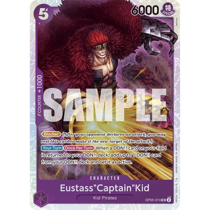 Image for Eustass"Captain"Kid (Reprint) (OP05-074) (PRB-01) - One Piece Card Game