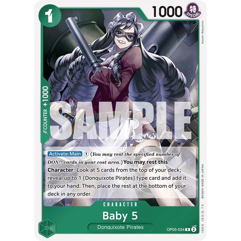 Image for Baby 5 (OP05-034) (Reprint) (OP05-034) (PRB-01) - One Piece Card Game