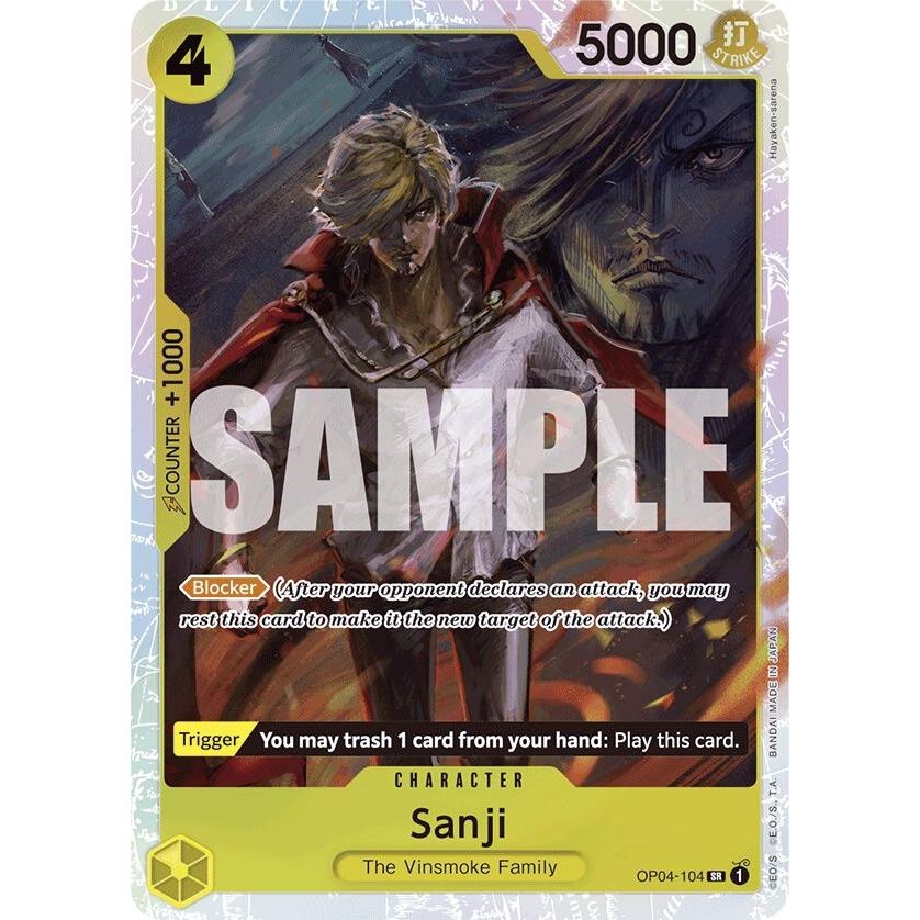 Image for Sanji (Reprint) (OP04-104) (PRB-01) - One Piece Card Game