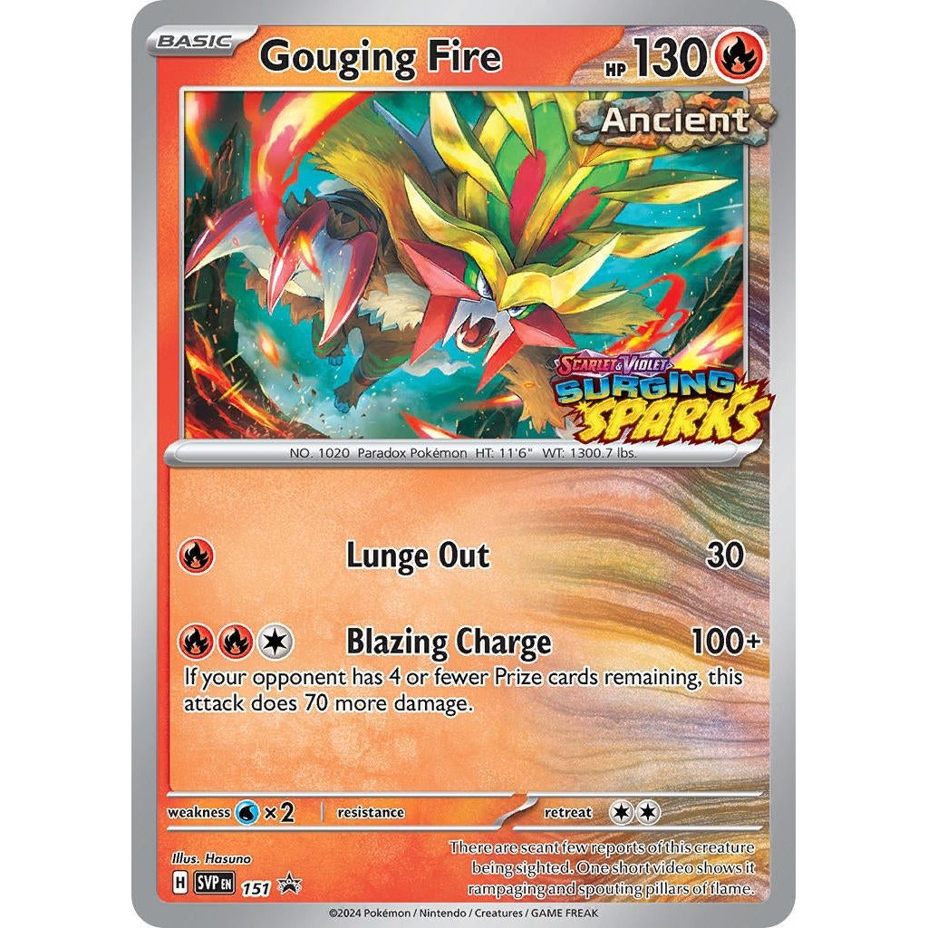 Image for Gouging Fire - 151 (151) (SVP) - Pokemon