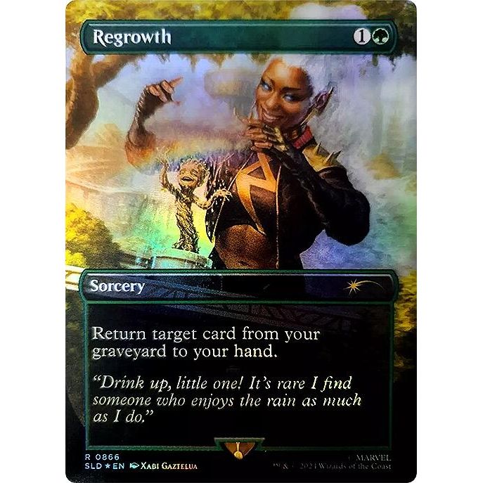 Image for Regrowth (Rainbow Foil) (866) (SLD) - Magic: The Gathering