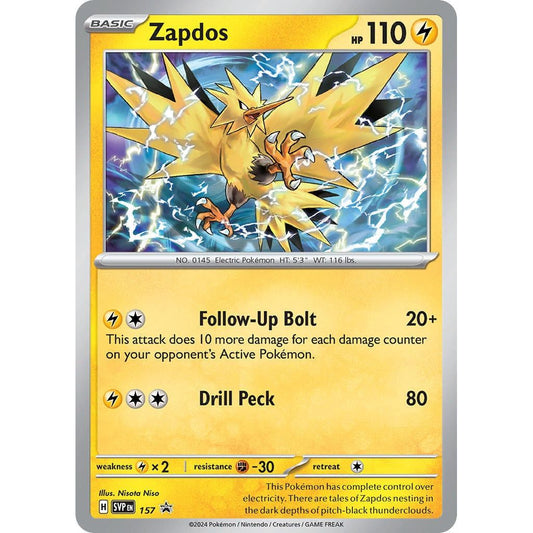 Image for Zapdos - 157 (157) (SVP) - Pokemon