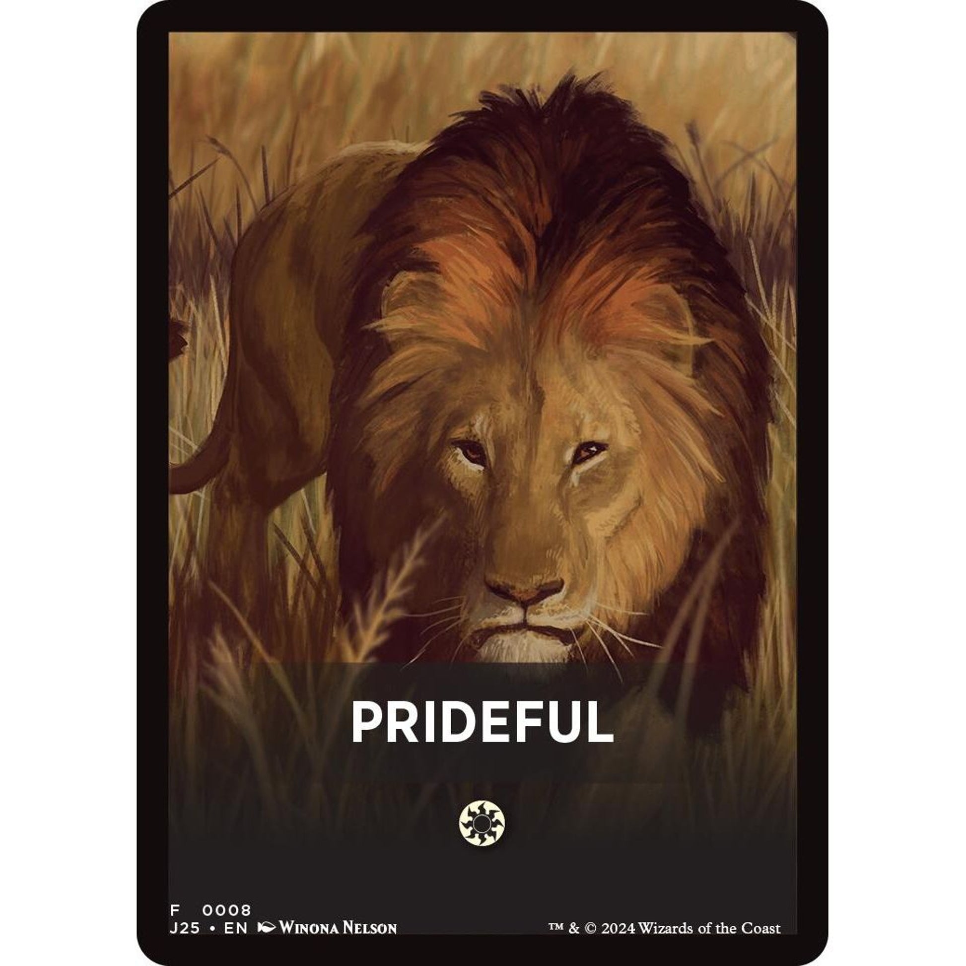 Image for Prideful Theme Card (8) (J25) - Magic: The Gathering