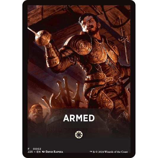 Image for Armed Theme Card (2) (J25) - Magic: The Gathering