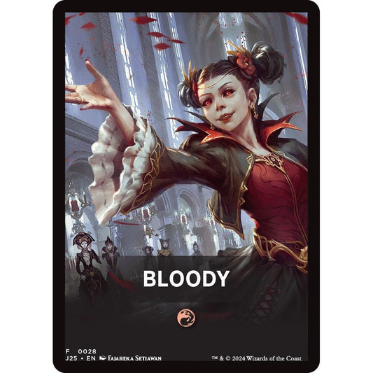 Image for Bloody Theme Card (28) (J25) - Magic: The Gathering