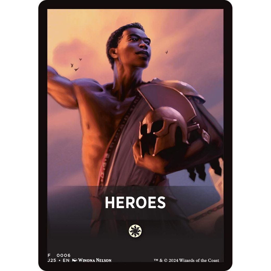 Image for Heroes Theme Card (6) (J25) - Magic: The Gathering