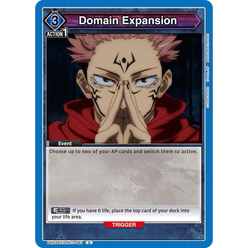 Image for Domain Expansion (UE03ST/JJK-1-067) (UE03ST) - Union Arena