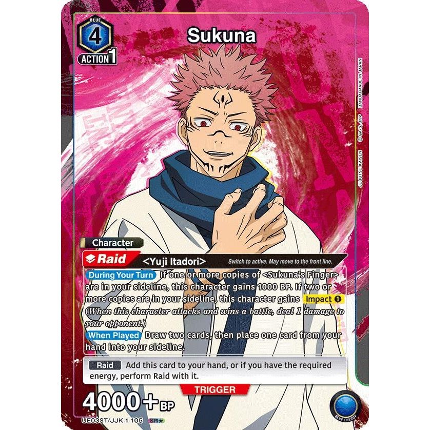 Image for Sukuna (SR*) (UE03ST/JJK-1-105) (UE03ST) - Union Arena