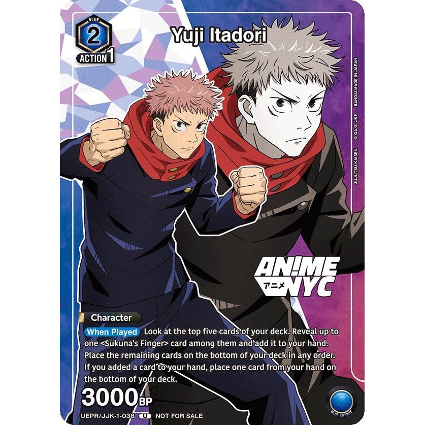 Image for Yuji Itadori (Anime NYC 2024) (UEPR/JJK-1-038) (UEPR) - Union Arena