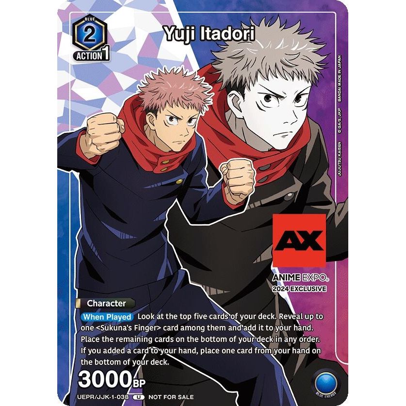 Image for Yuji Itadori (Anime Expo 2024) (UEPR/JJK-1-038) (UEPR) - Union Arena