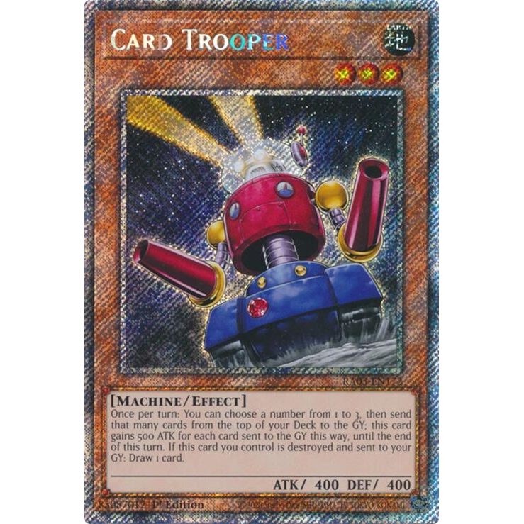 Image for Card Trooper (Platinum Secret Rare) (RA03-EN172) - YuGiOh