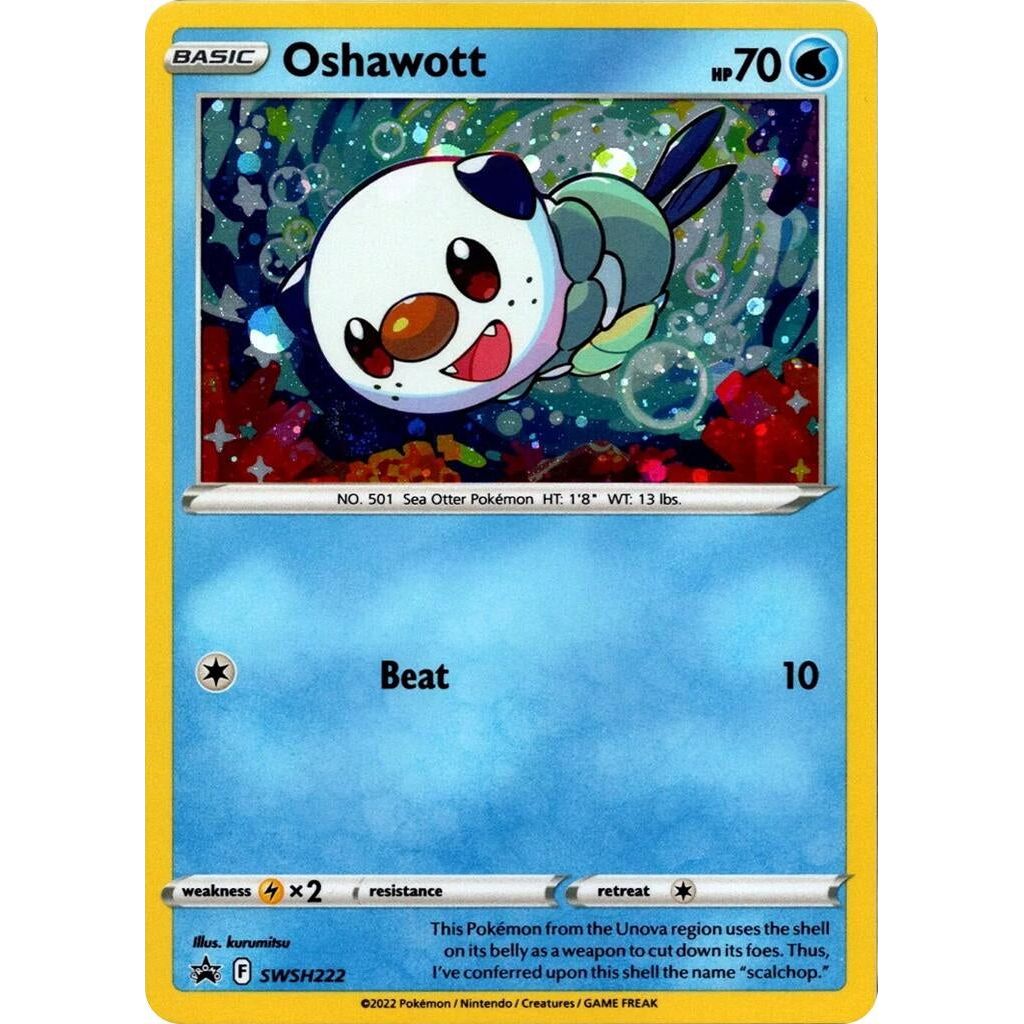 Image for Oshawott - SWSH222 (Cosmo Holo) (SWSH222) (SWSD) - Pokemon