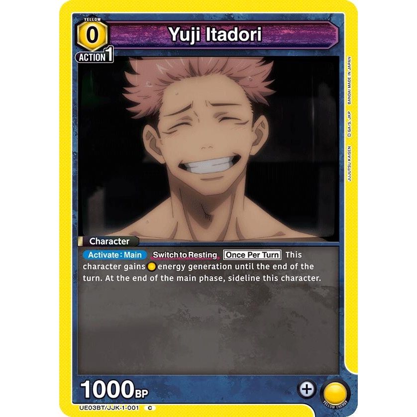 Image for Yuji Itadori (001) (UE03BT/JJK-1-001) (UE03BT) - Union Arena