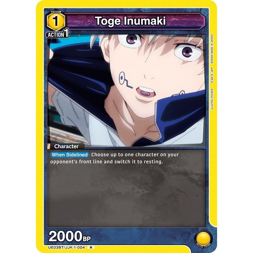 Image for Toge Inumaki (004) (UE03BT/JJK-1-004) (UE03BT) - Union Arena