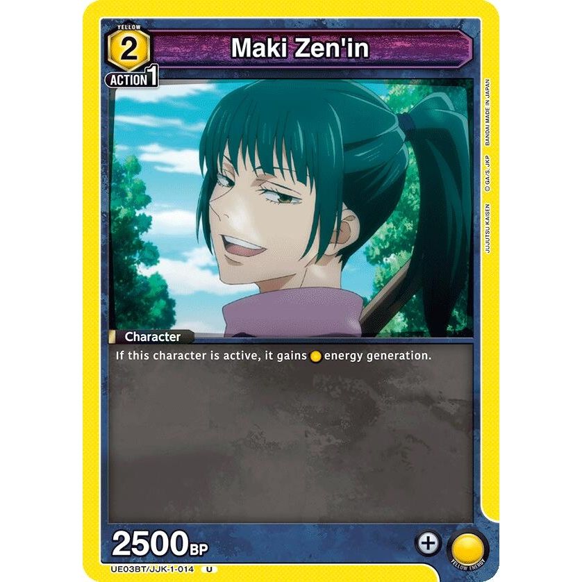Image for Maki Zen'in (014) (UE03BT/JJK-1-014) (UE03BT) - Union Arena