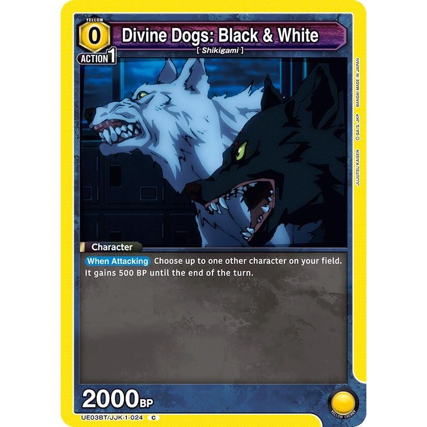 Image for Divine Dogs: Black & White (UE03BT/JJK-1-024) (UE03BT) - Union Arena