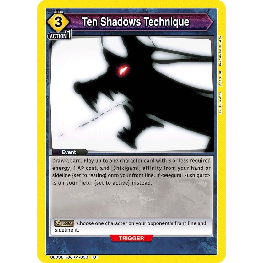 Image for Ten Shadows Technique (UE03BT/JJK-1-033) (UE03BT) - Union Arena