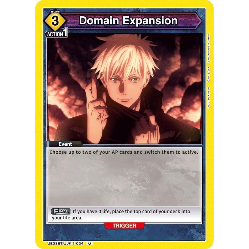 Image for Domain Expansion (UE03BT/JJK-1-034) (UE03BT) - Union Arena