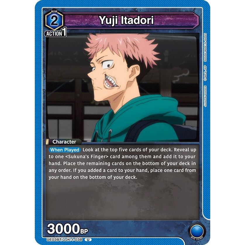 Image for Yuji Itadori (038) (UE03BT/JJK-1-038) (UE03BT) - Union Arena