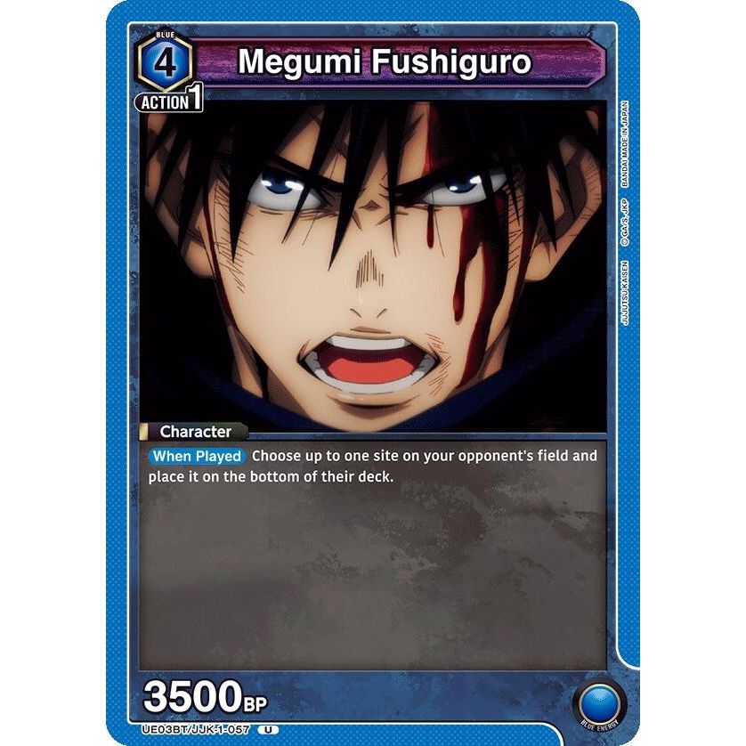 Image for Megumi Fushiguro (057) (UE03BT/JJK-1-057) (UE03BT) - Union Arena