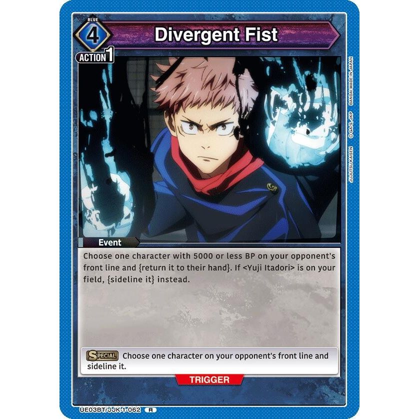 Image for Divergent Fist (UE03BT/JJK-1-062) (UE03BT) - Union Arena