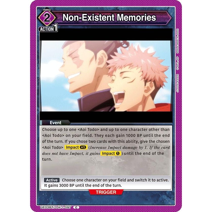 Image for Non-Existent Memories (UE03BT/JJK-1-097) (UE03BT) - Union Arena