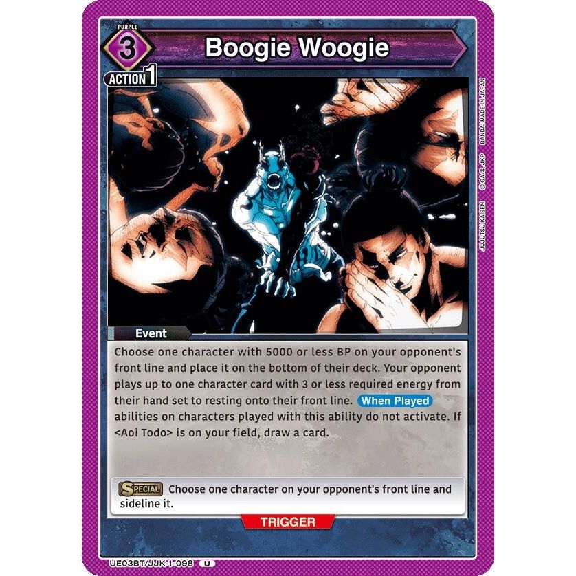 Image for Boogie Woogie (UE03BT/JJK-1-098) (UE03BT) - Union Arena