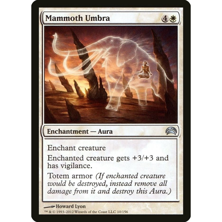 Image for Mammoth Umbra (10) (PC2) - Magic: The Gathering
