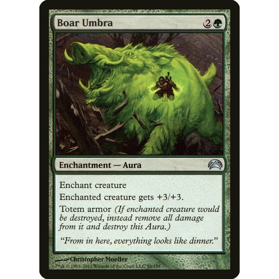Image for Boar Umbra (58) (PC2) - Magic: The Gathering