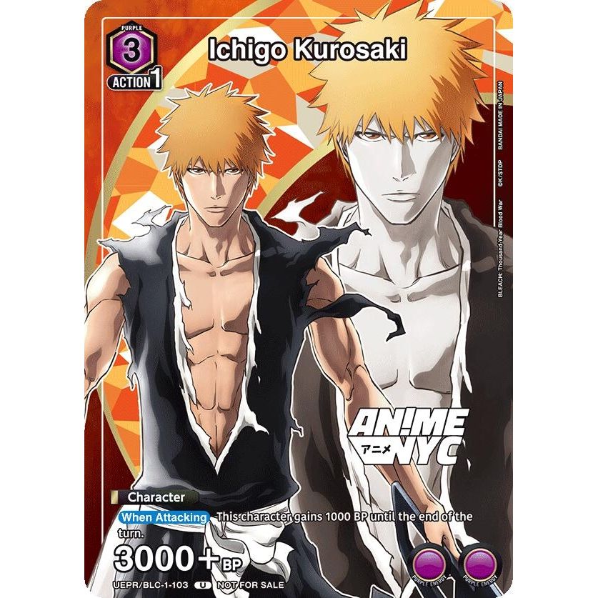 Image for Ichigo Kurosaki (Anime NYC) (UEPR/BLC-1-103) (UEPR) - Union Arena