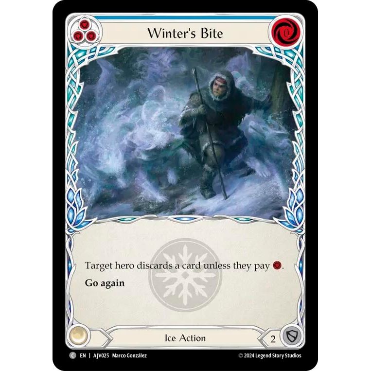 Image for Winter's Bite (Blue) (AJV025) - Flesh and Blood TCG