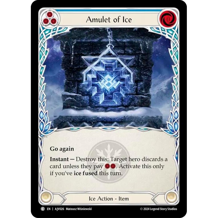 Image for Amulet of Ice (AJV026) - Flesh and Blood TCG