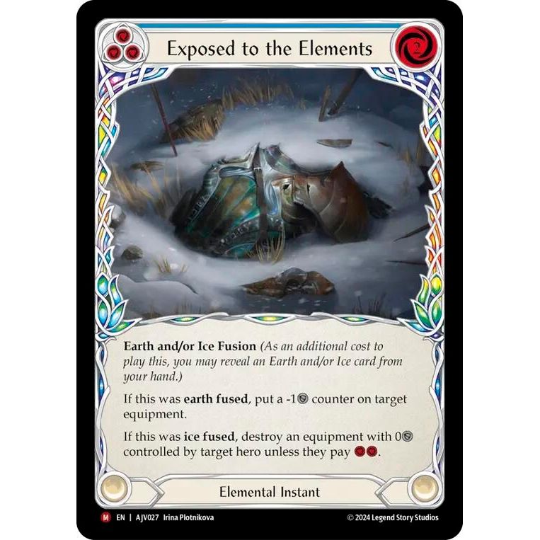 Image for Exposed to the Elements (AJV027) - Flesh and Blood TCG