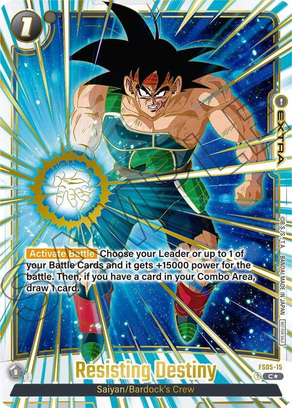 Image for Resisting Destiny (Championship Pack 03 Finalist) (FS05-15) (DBSFW_TPR) - Dragon Ball Super: Fusion World