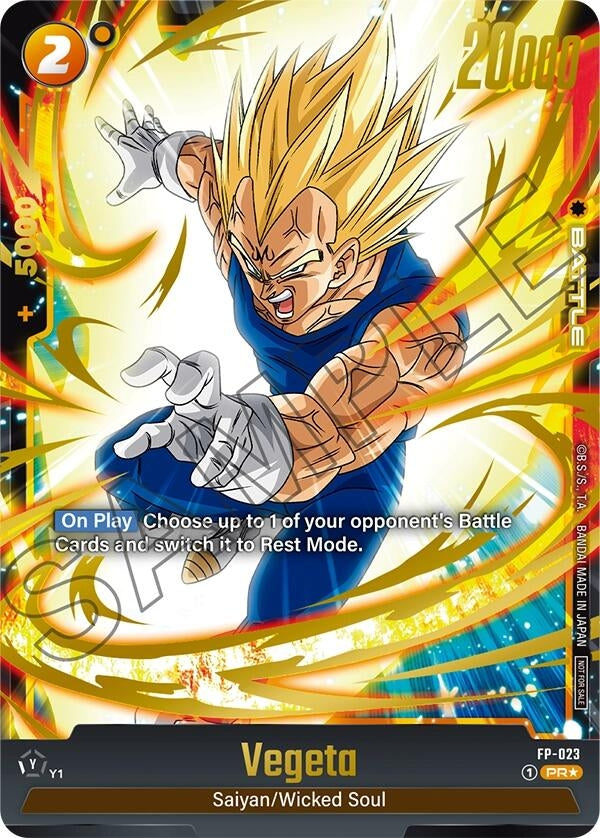 Image for Vegeta - FP-023 (Selection Pack 01) (FP-023) (DBSFW_TPR) - Dragon Ball Super: Fusion World