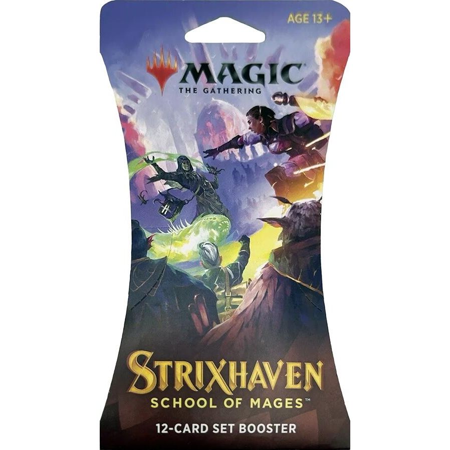 Image for Strixhaven: School of Mages - Sleeved Set Booster Pack - Magic: The Gathering