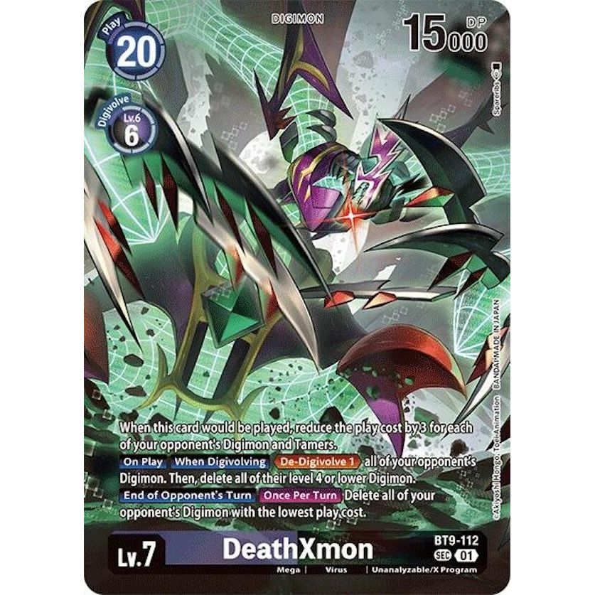 Image for DeathXmon (Alternate Art) (BT9-112 SEC) (LM) - Digimon Card Game