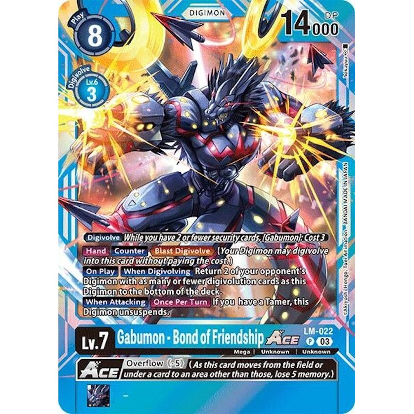 Image for Gabumon - Bond of Friendship ACE (LM-022 P) (LM) - Digimon Card Game
