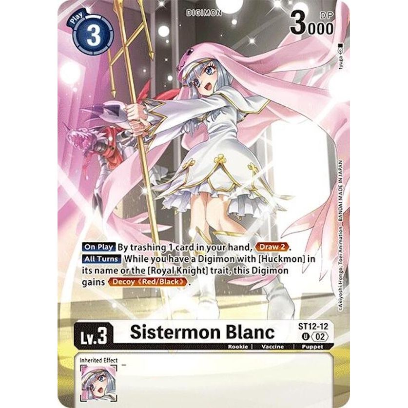 Image for Sistermon Blanc (Alternate Art) (ST12-12 U) (LM) - Digimon Card Game