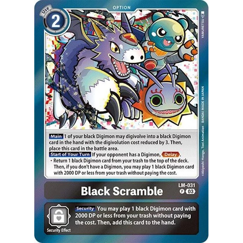 Image for Black Scramble (LM-031 P) (LM) - Digimon Card Game