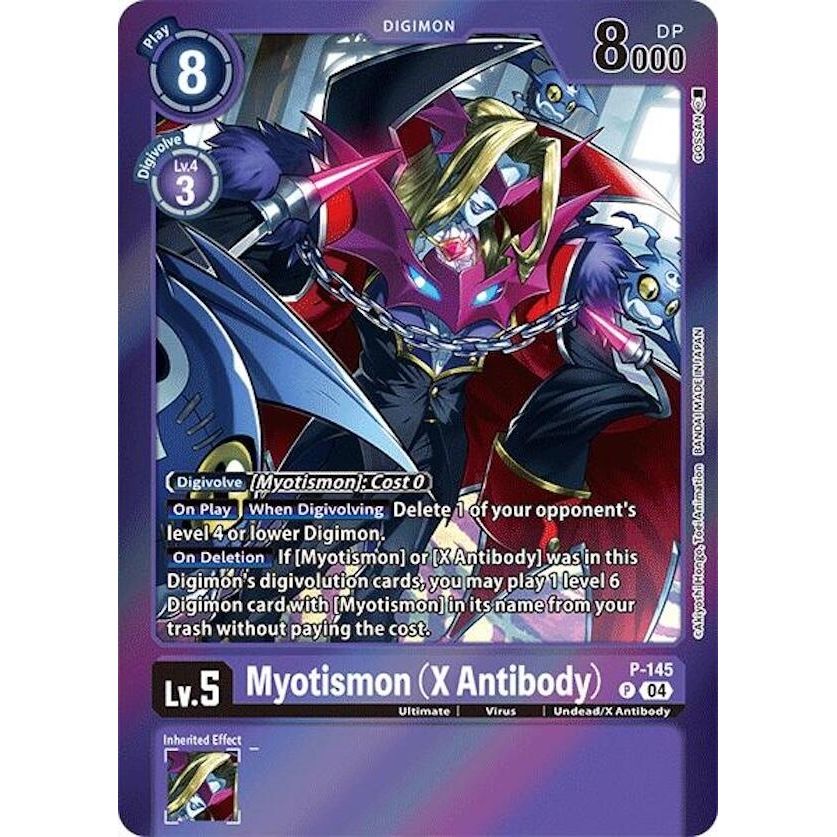 Image for Myotismon (X Antibody) (Reprint) (P-145 P) (LM) - Digimon Card Game
