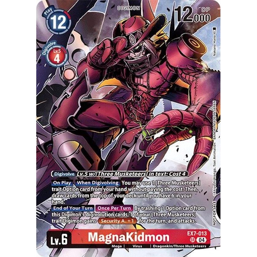 Image for MagnaKidmon (Alternate Art) (Box Topper) (EX7-013 SR) (LM) - Digimon Card Game
