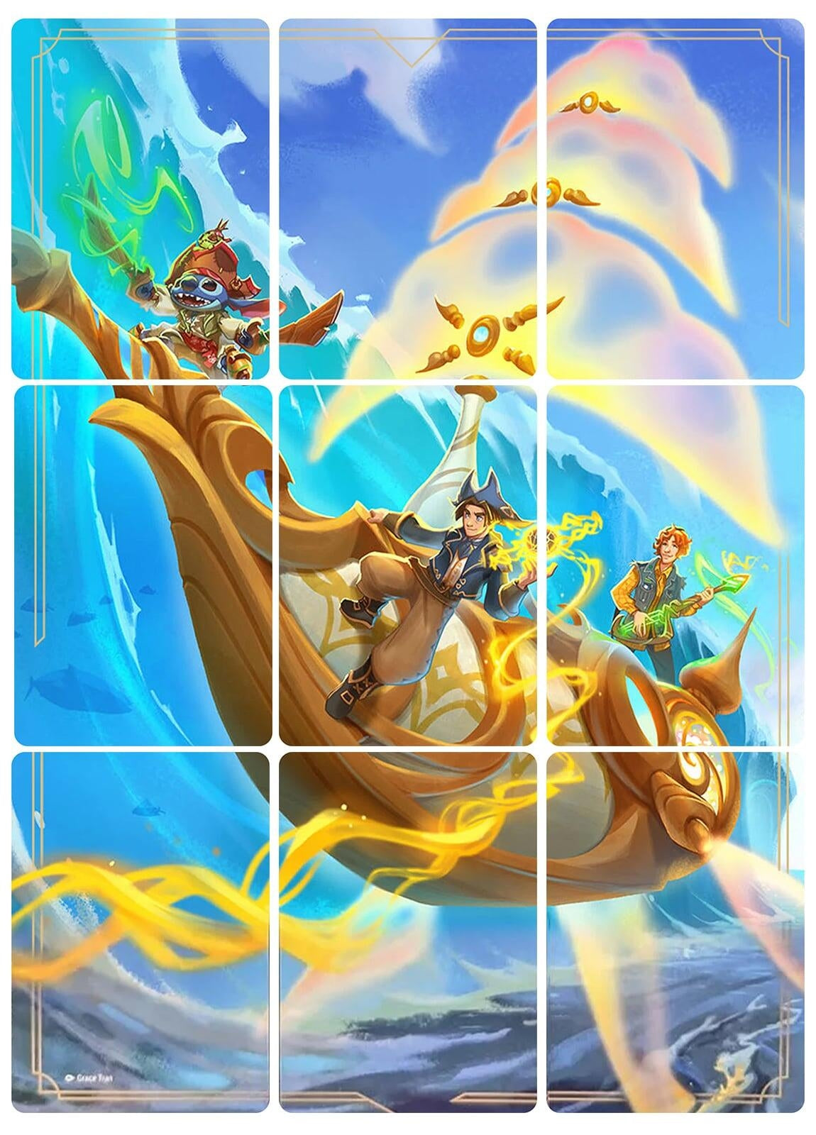 Image for Azurite Sea Puzzle Insert (Set of 9) (6) - Disney Lorcana