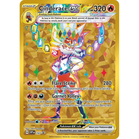 Image for Cinderace ex - 163 (163) (SVP) - Pokemon
